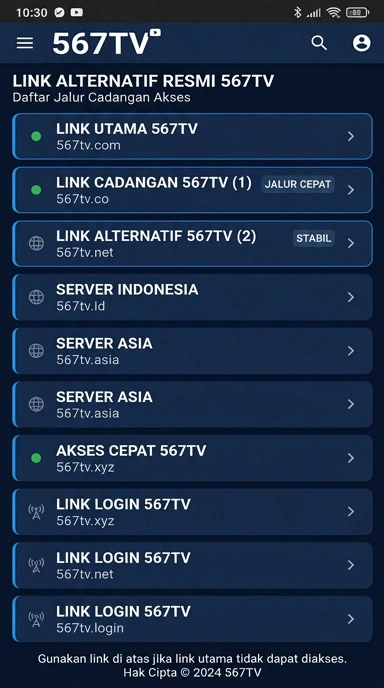 Link Alternatif 567tv untuk Pengguna Android Indonesia