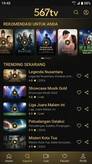 Pusat Akses Aplikasi Populer 567tv — Unduh Sekarang!