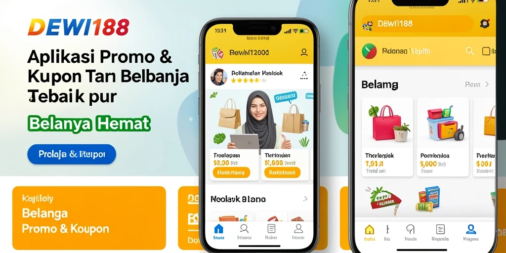 Tampilan utama DEWI188 dengan berbagai promo menarik.