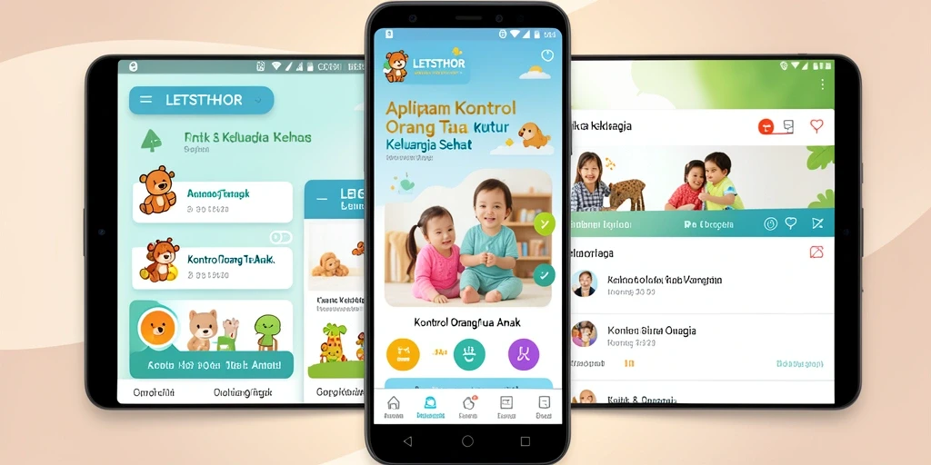 Antarmuka LETSTHOR yang sederhana dan fungsional untuk kontrol orang tua.