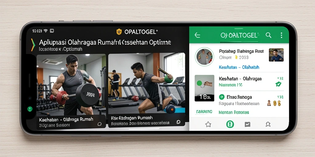 Antarmuka pengguna aplikasi OPALTOGEL yang intuitif dan sederhana.