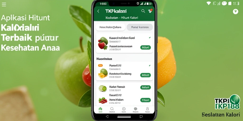 Antarmuka aplikasi TKP188 yang informatif dan user-friendly.